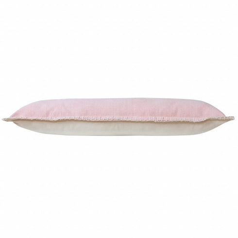 14" X 36" Light Blue 100% Cotton Zippered Pillow